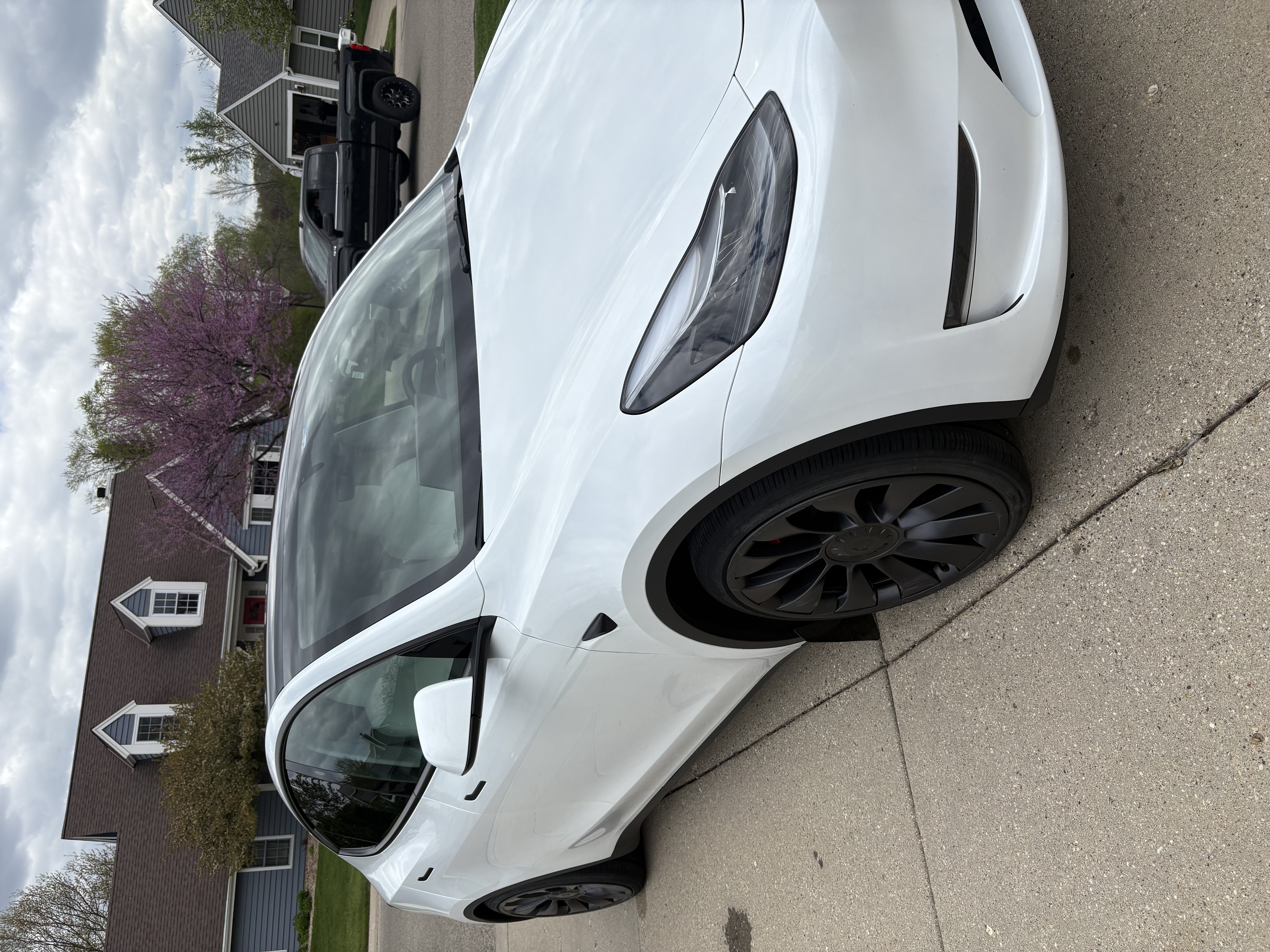 Tesla exterior detailing by Noah's Wax N' Wrench in Menomonee Falls, WI